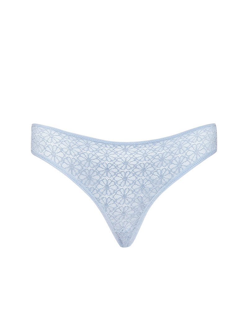 Imagen de la braguita Sarpa de encaje floral azul