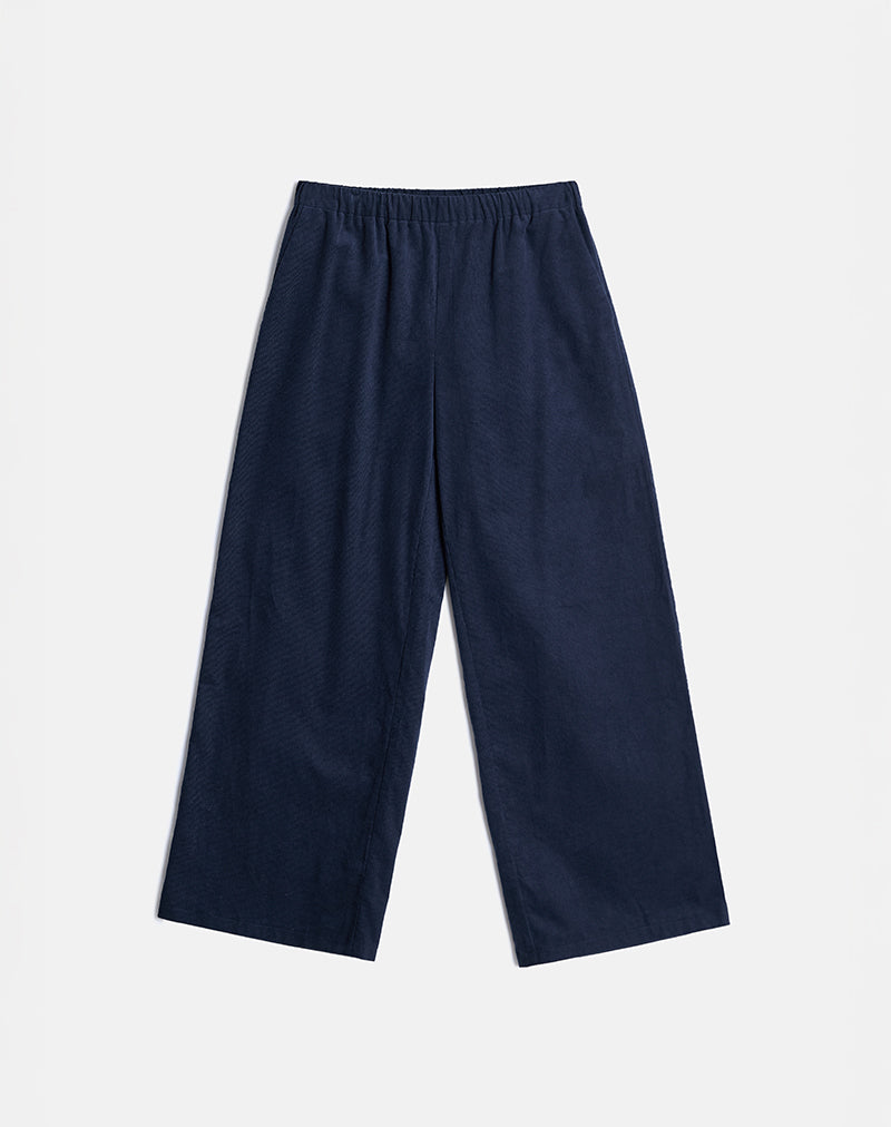 Imagen de Sasiya Pantalón con cintura de cordón azul marino