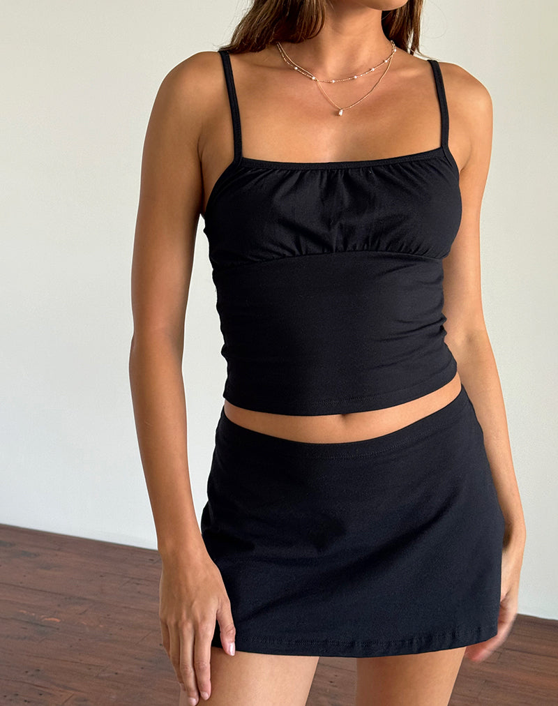 Sasya Cami Top Negro