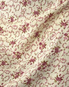 cadena flor crema
