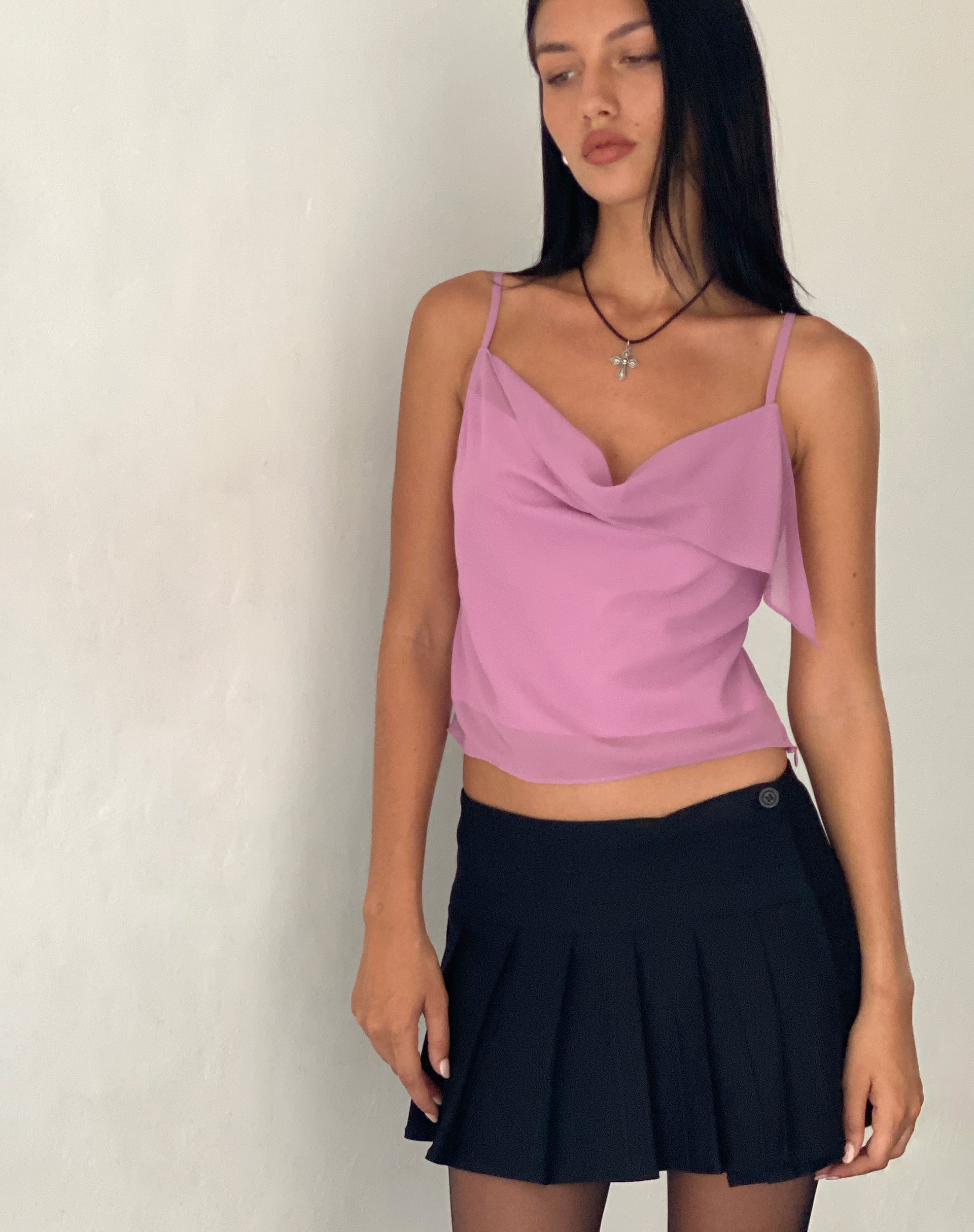 Imagen de Satisha Top de gasa rosa