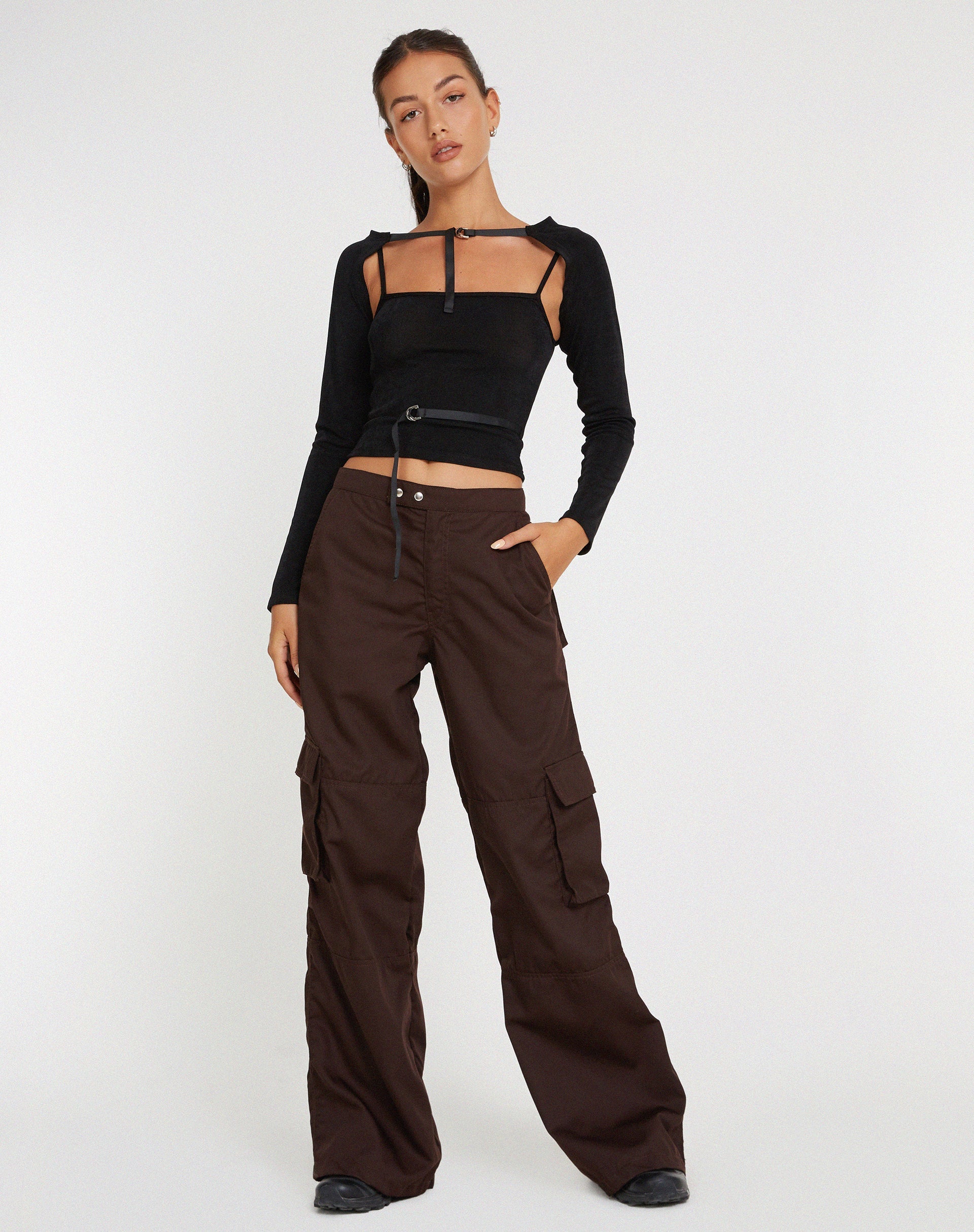 Imagen de Saul Cargo Trouser Marrón Oscuro