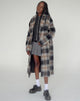 imagen de Sawai Coat en negro y marrón