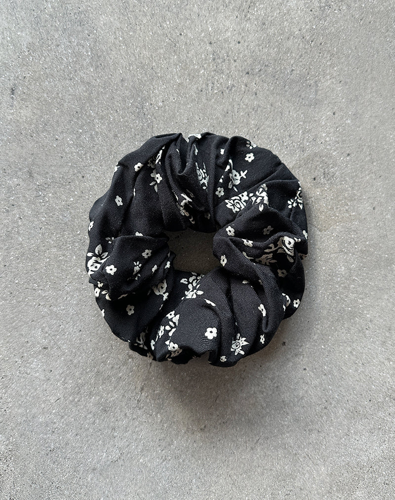 Imagen de Scrunchie in Floral Land Negro