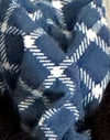 tartán azul marino