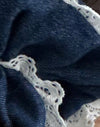 Chambray vaquero con encaje