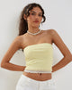 Imagen de Seka Bandeau Mesh Top en Limón