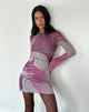 Imagen de Sevila Mini Vestido en Anatomía de la Naturaleza Rosa