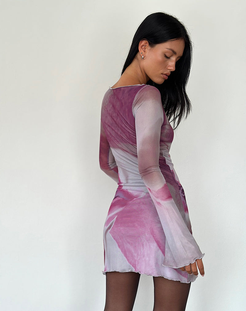 Mini Vestido Sevila en Anatomía de la Naturaleza Rosa