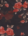 Rosa negra de acuarela