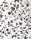 Stem Flower Flock Marrón