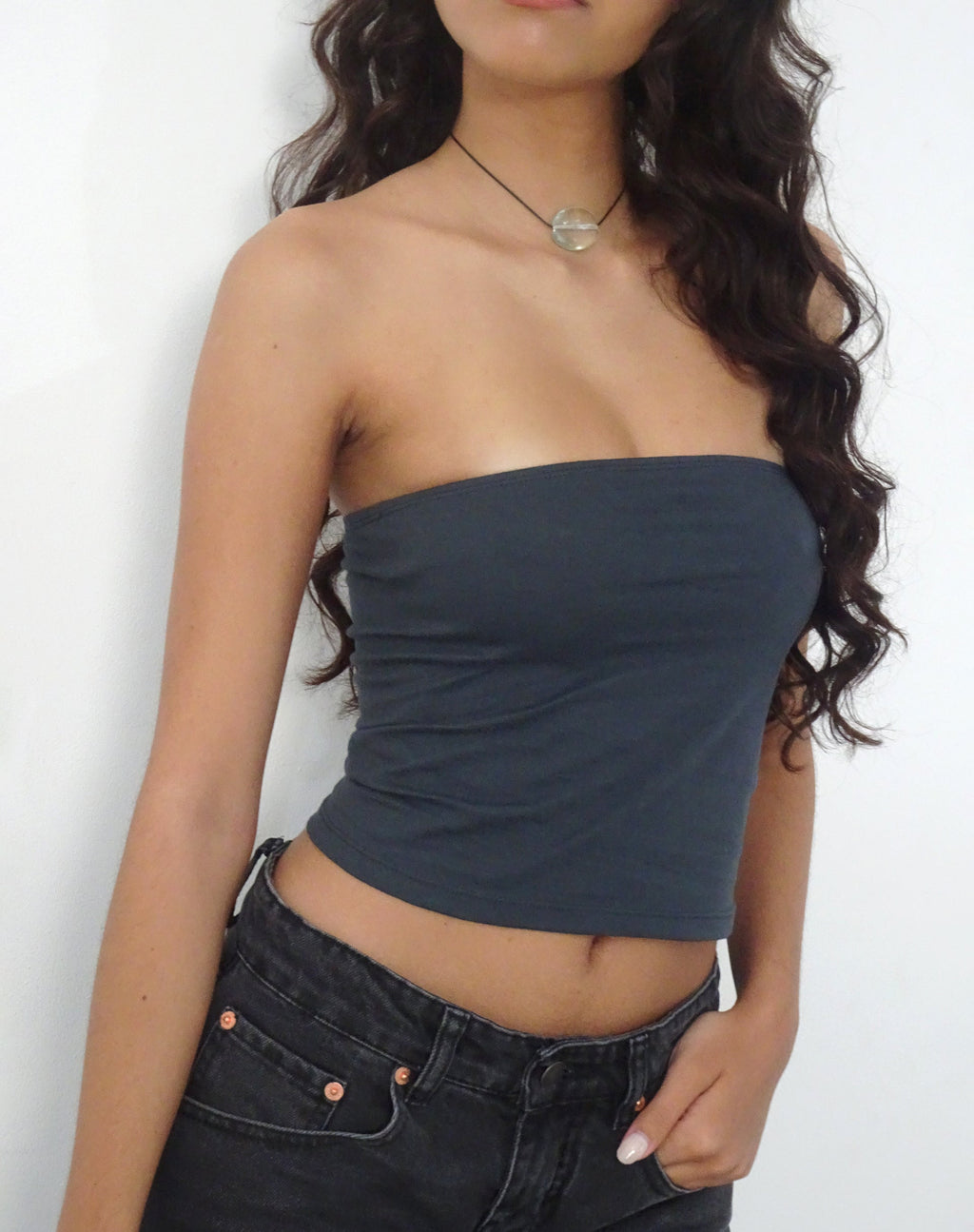 Top Shae Bandeau en Ocean Storm
