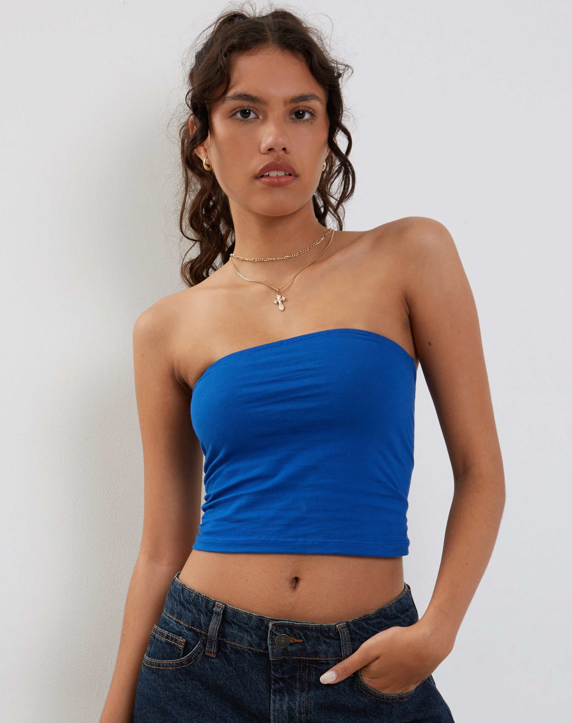 imagen de Shae Bandeau Top en Cobalto
