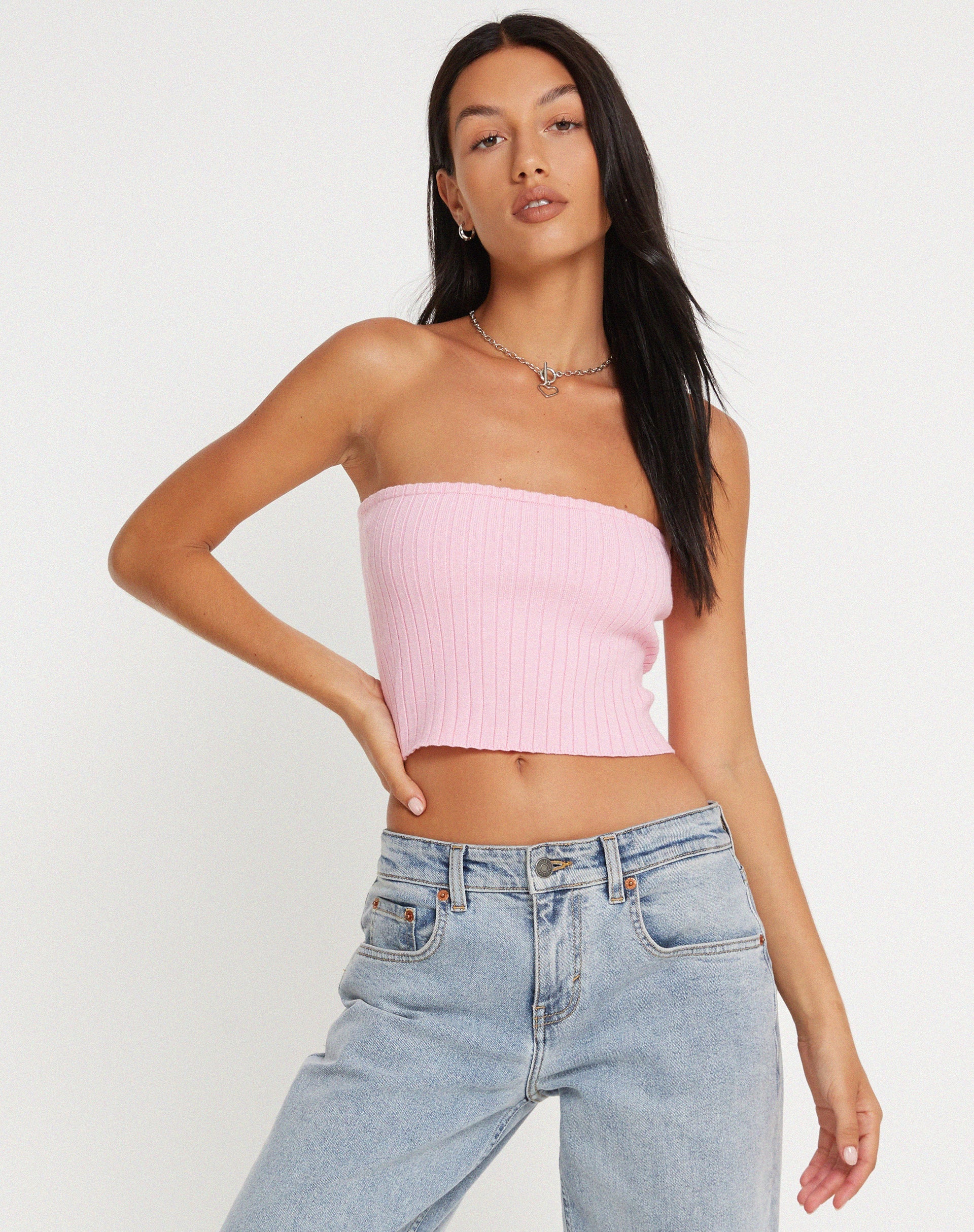 imagen de Shae Bandeau Top en rosa