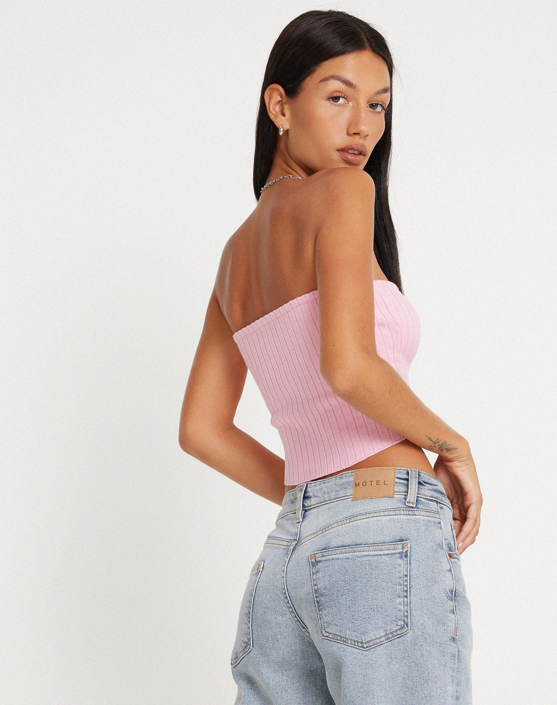 imagen de Shae Bandeau Top en rosa