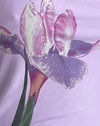 Colocación de la flor lila