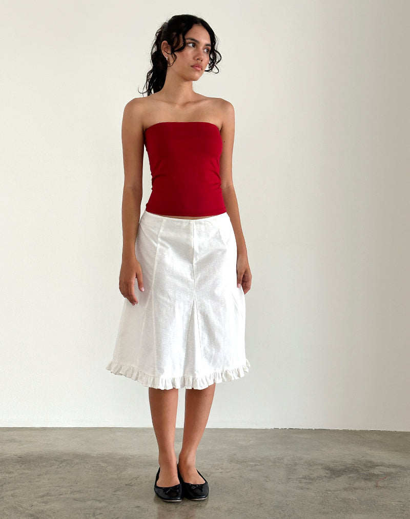Top Shaelo Bandeau Rojo Adrenalina