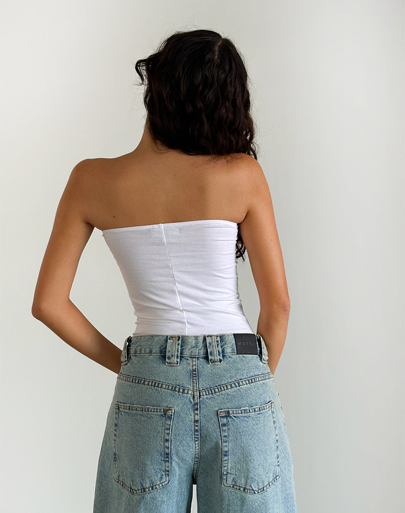 Imagen de Shaelo Bandeau Top Blanco