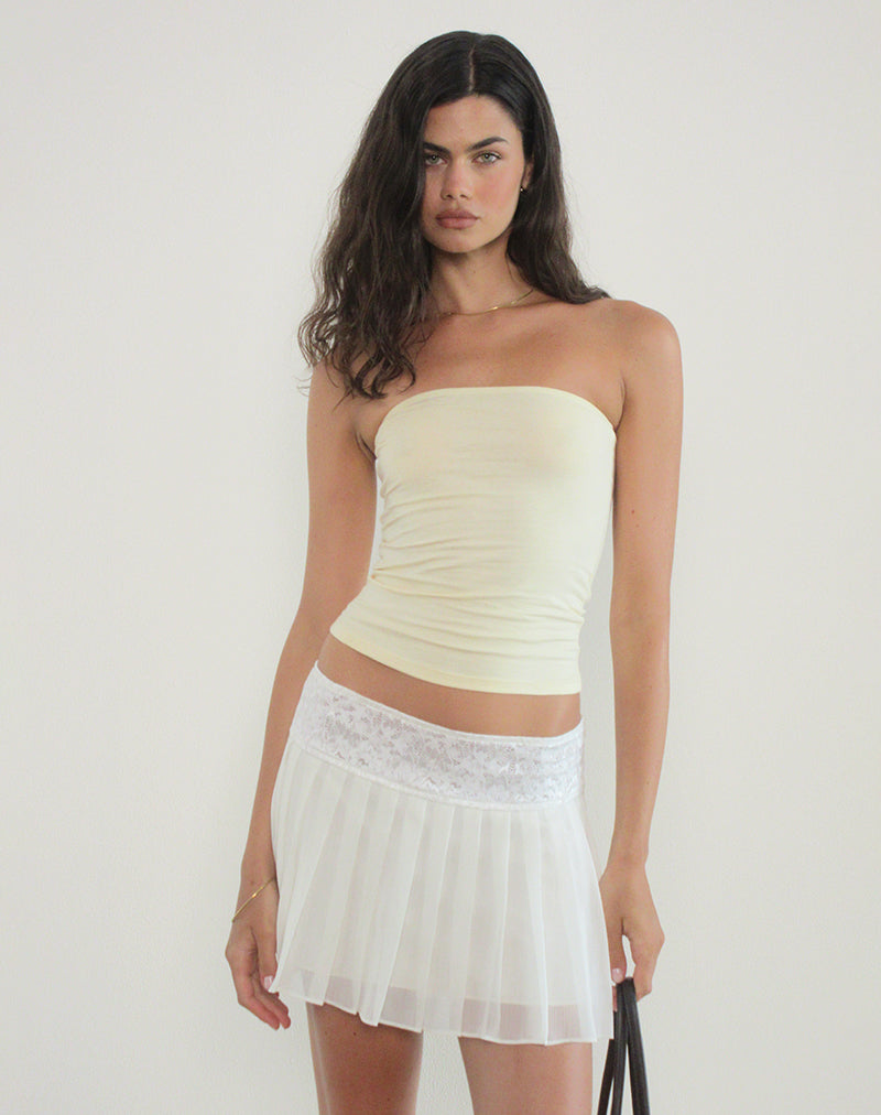 Top Shaelo Bandeau en Buttermilk