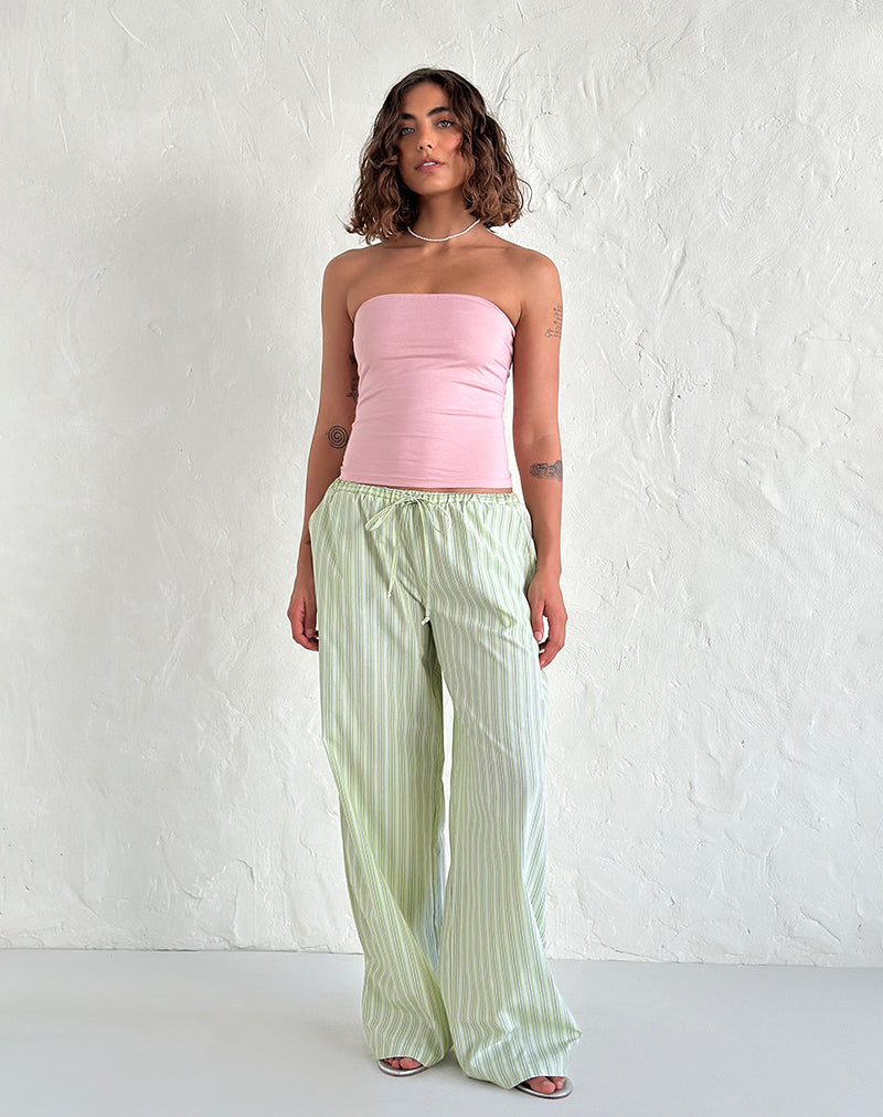 Shaelo Bandeau Top en Rosa Dama