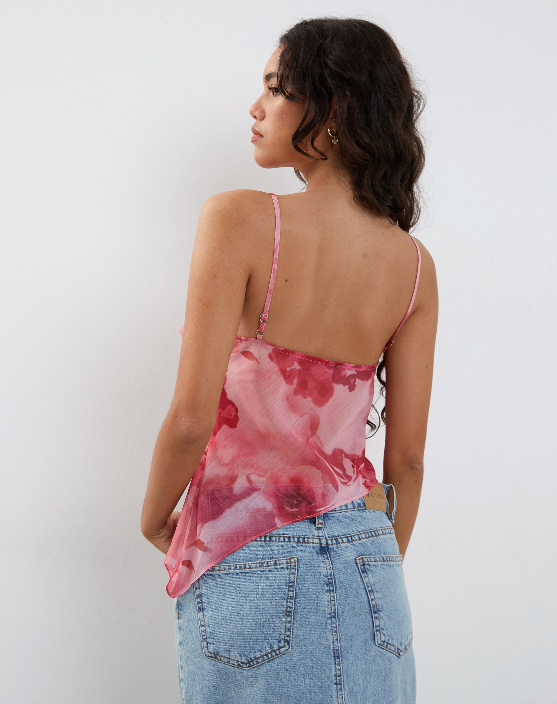imagen de Shahira Top en Acuarela Floral Rosa