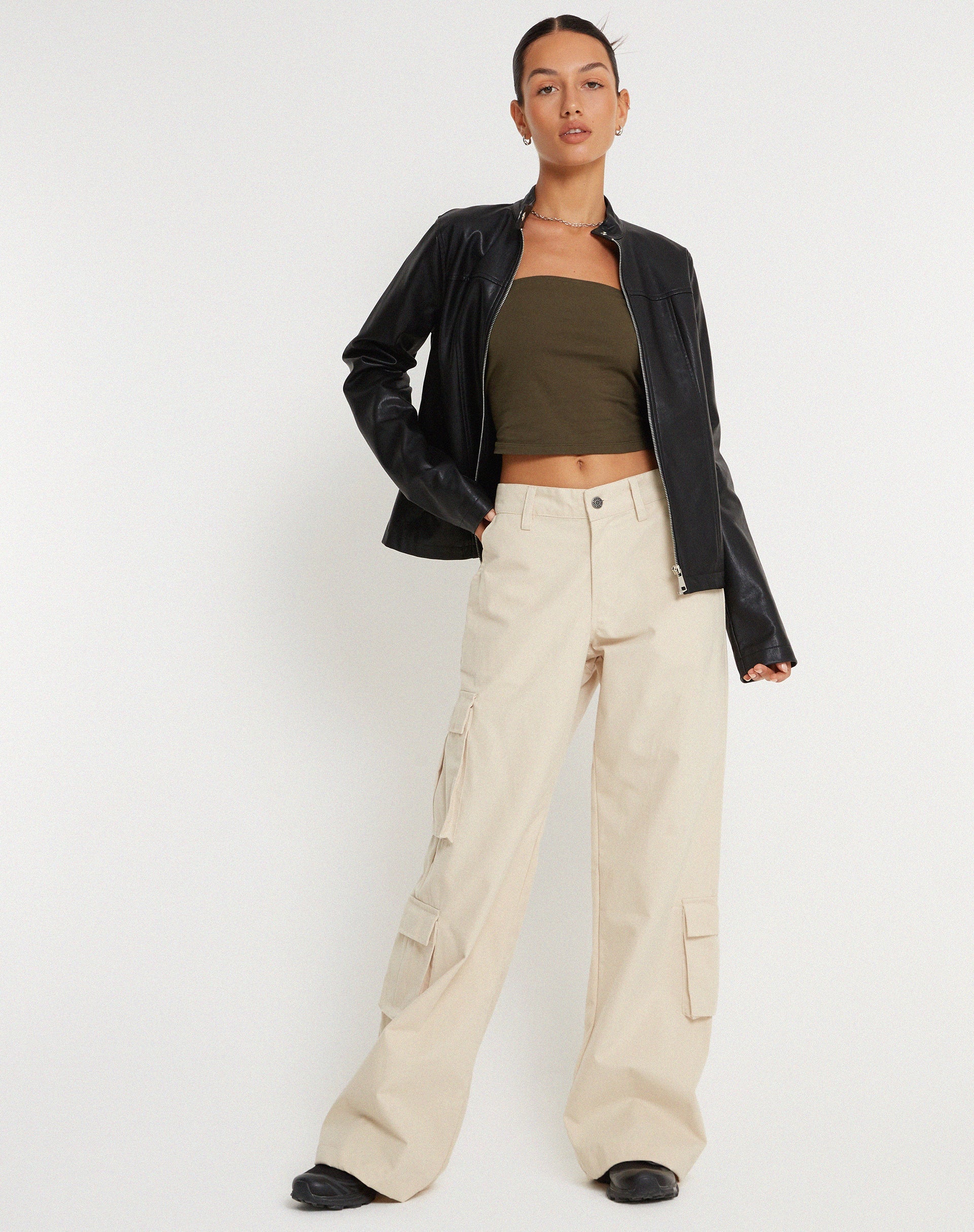 imagen de Shan Wide Leg Trouser en color crudo
