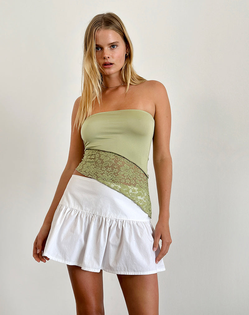 imagen de Shanda Lace Tube Top en Sage