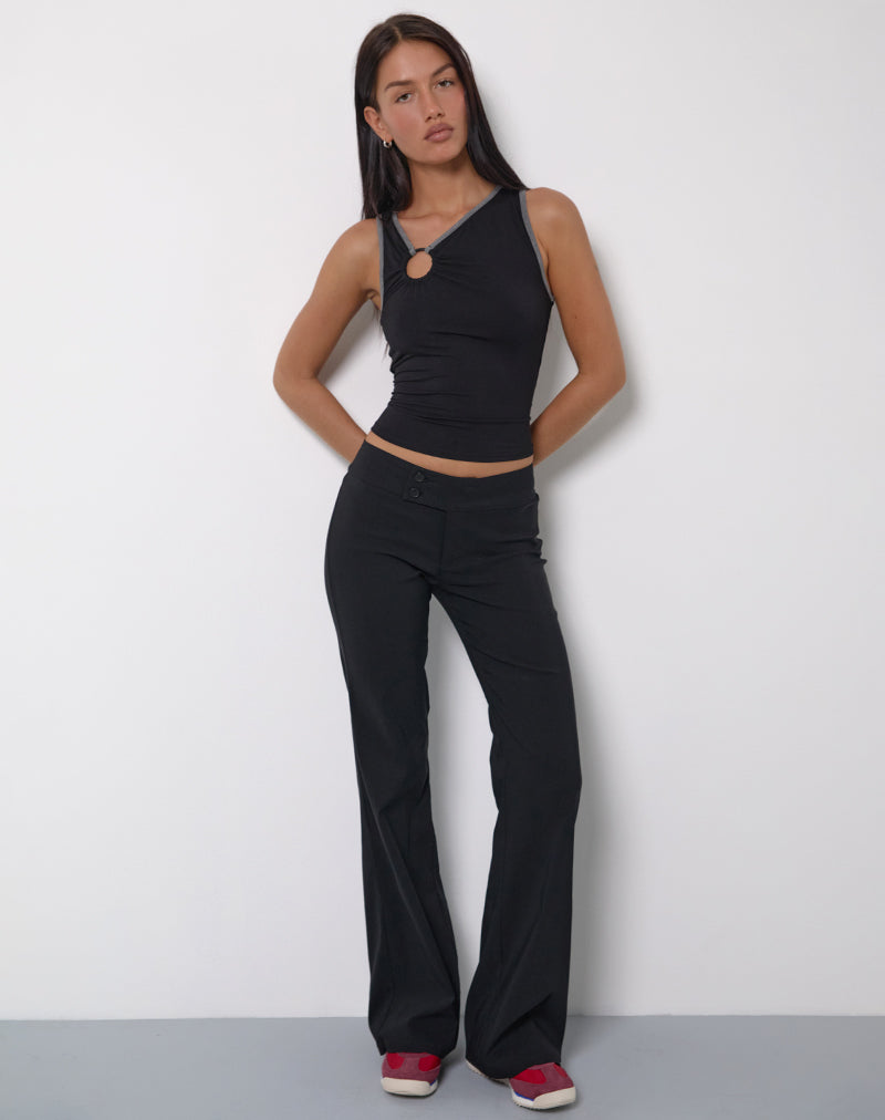 Imagen de Sharena O Ring Vest Top en Negro