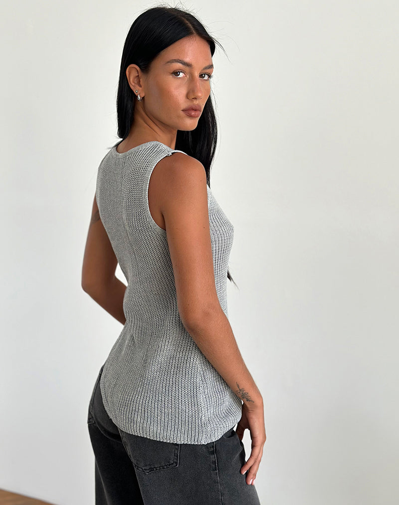 imagen de Shartina Tank Top en punto gris