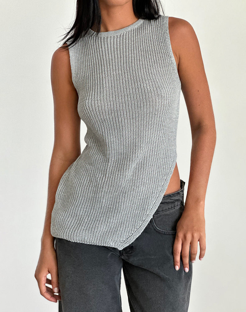 imagen de Shartina Tank Top en punto gris