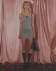 Imagen de Shika Corset Top en Monocromo Dogtooth