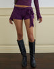 Imagen de Shoumi Short con volante en encaje Morado