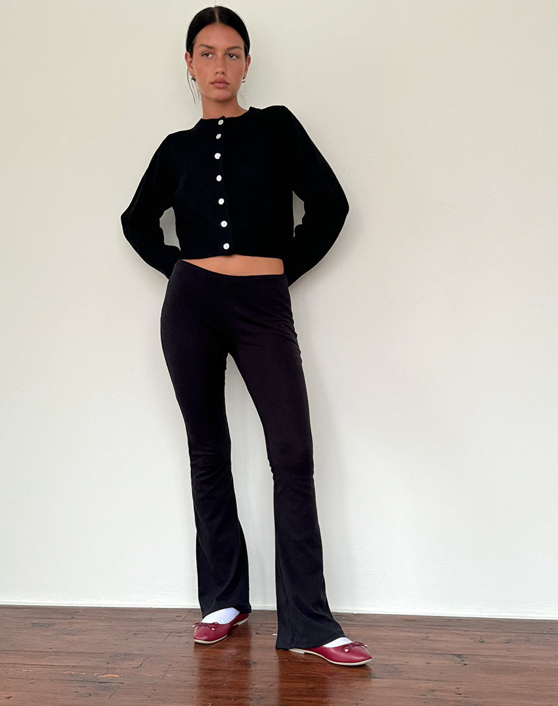 Imagen de Shura Brush Knit Cardigan en negro
