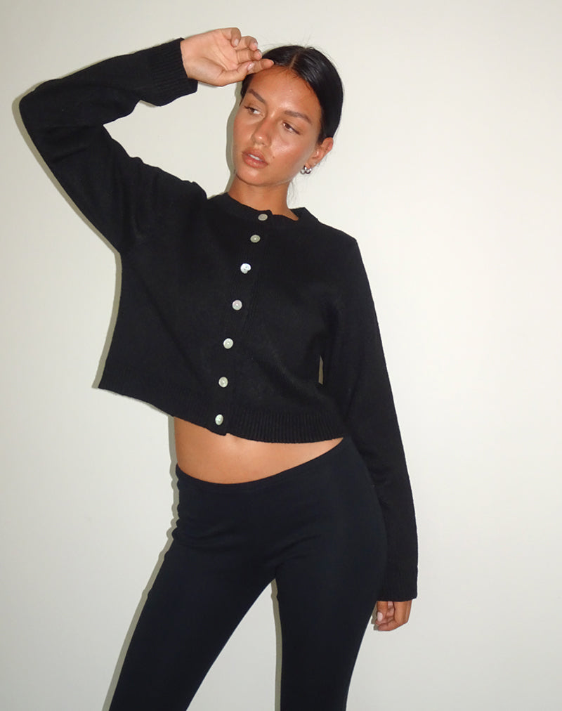 Chaqueta de punto Shura en negro