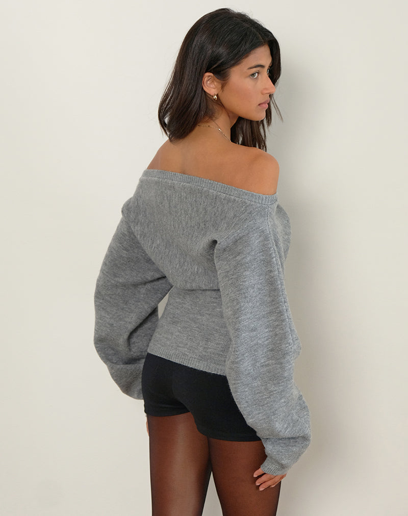 Imagen de Sikuna Bow Jumper en gris