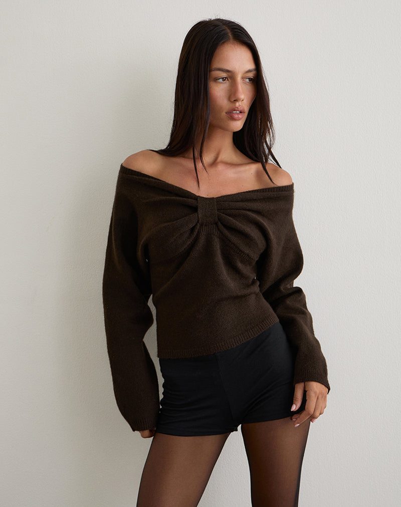 Imagen de Sikuna Bow Jumper Marrón