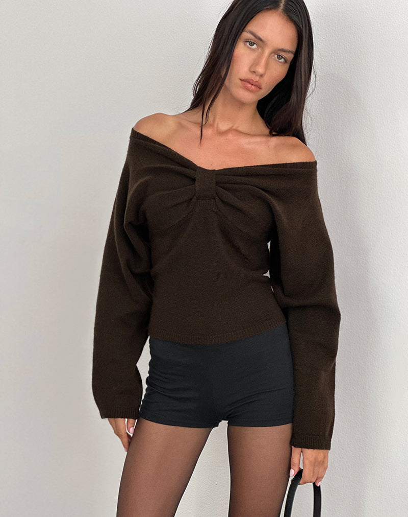Imagen de Sikuna Bow Jumper Marrón