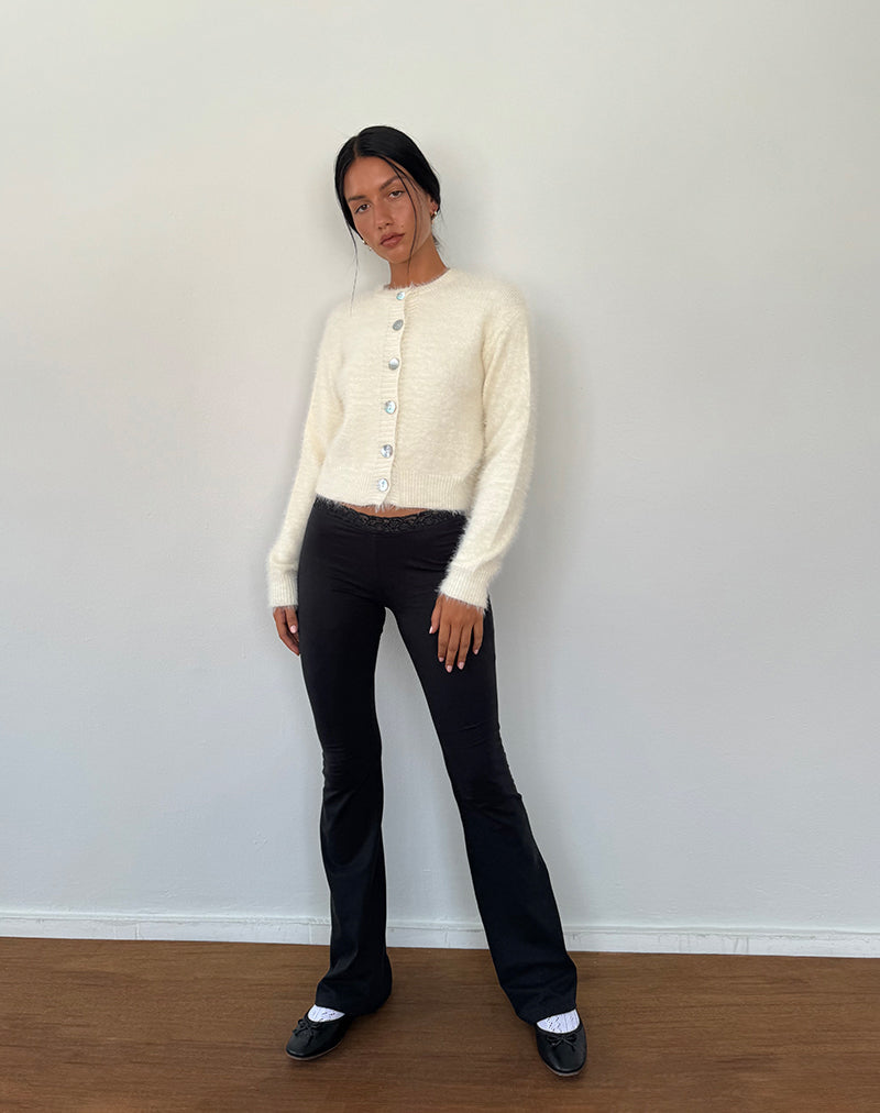 Pantalón Sinena de encaje negro