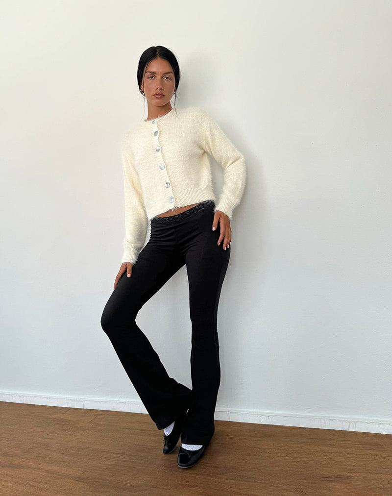 Imagen de Sinena Pantalones de encaje en negro