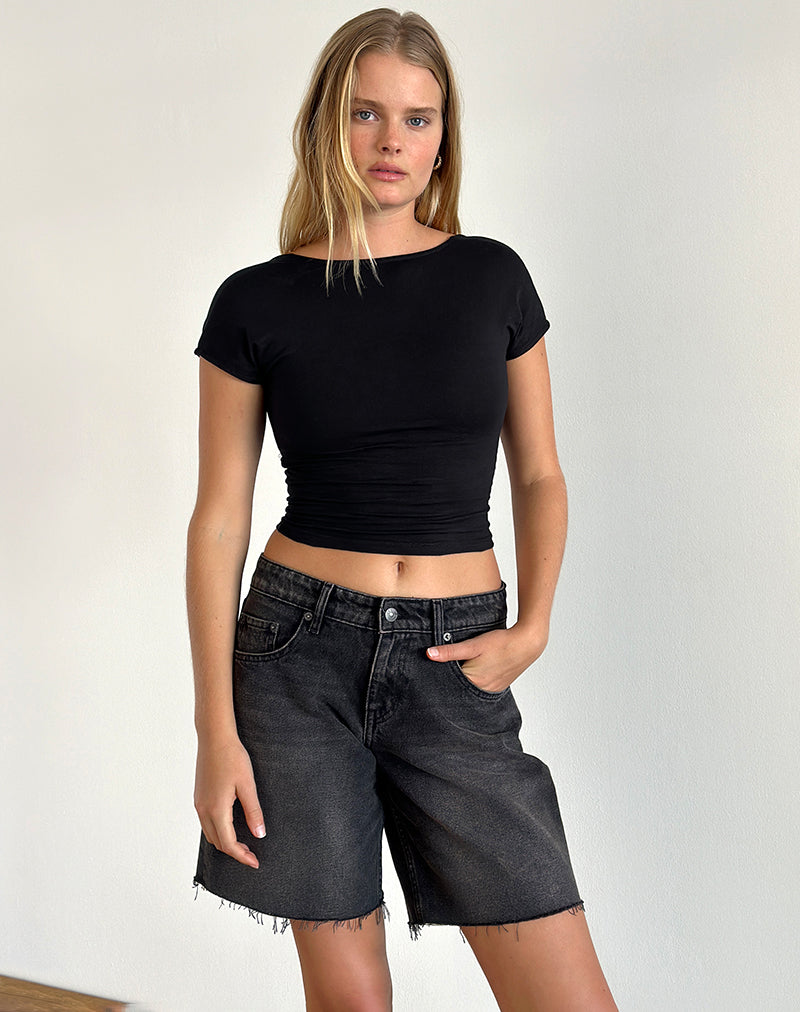Imagen de Sipang Tie Back Top en Negro