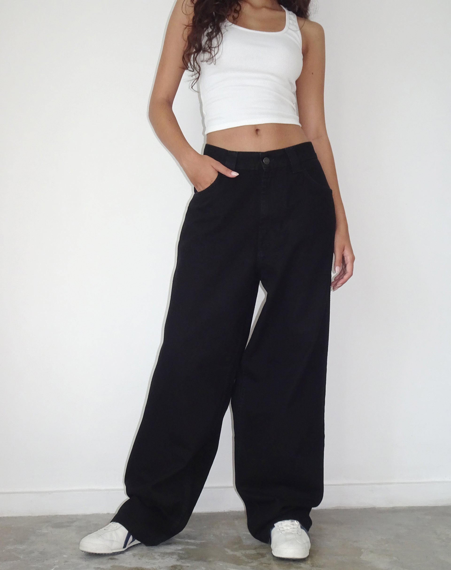 Imagen de Skater Low Rise Jean en Rinse Negro