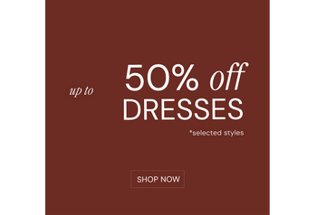 HASTA UN 50% DE DESCUENTO EN VESTIDOS