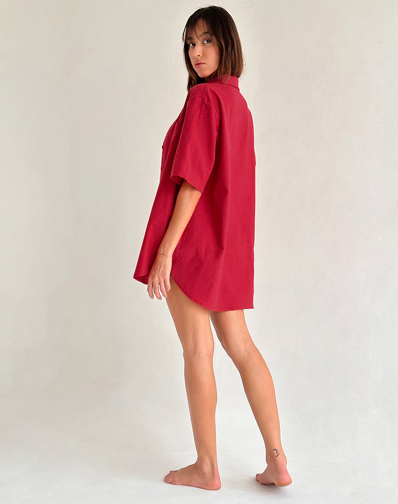 Imagen de la camisa Smith Oversized en rojo Adrenaline