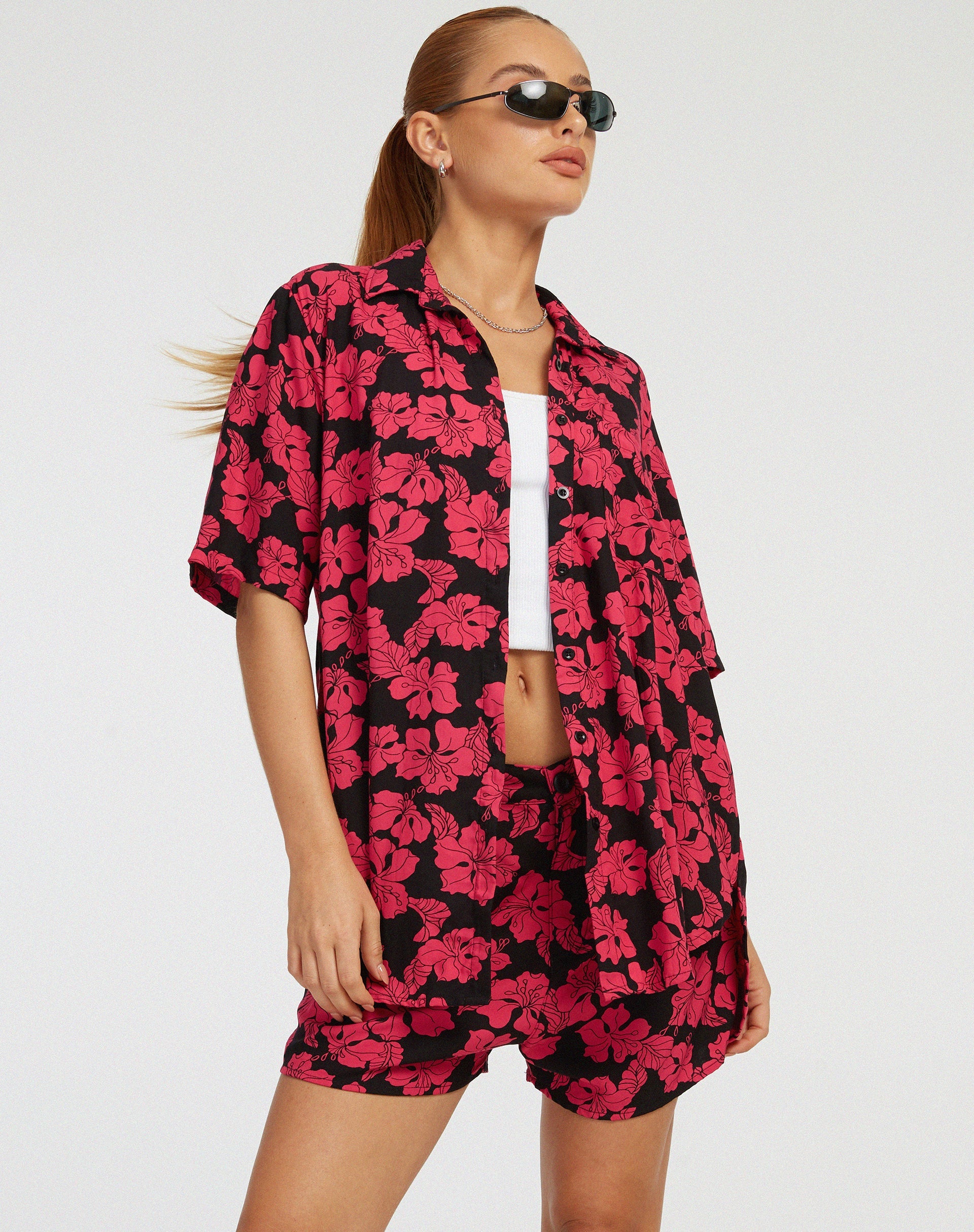 image of Camisa Smith en Vacaciones Rosa Caliente