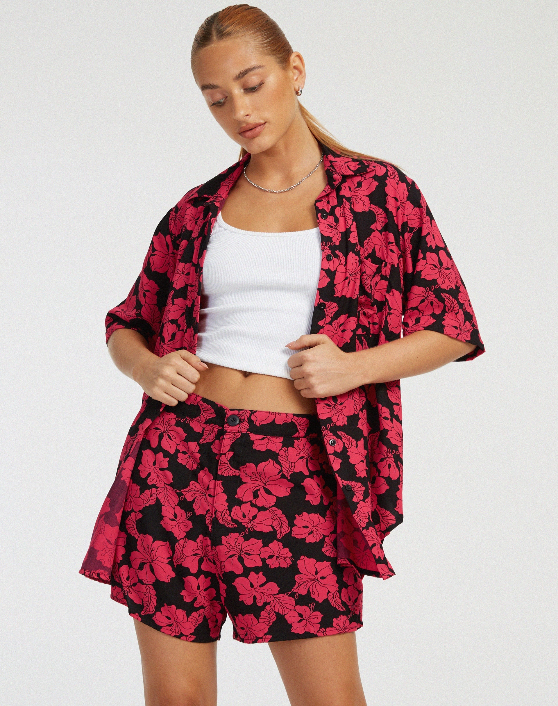 image of Camisa Smith en Vacaciones Rosa Caliente