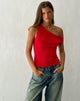 Imagen de Sohan Twist Sleeve Top en rojo