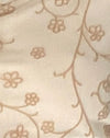 Flock Floral Beige