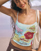 Imagen de Solay Cami Top en Azul Bali