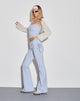 Imagen de Jacie Flare Trouser with Overskirt in Baby Blue