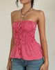 Imagen de Soter Top en guinga roja